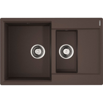 Мойка OMOIKIRI DAISEN 78-2T-DC Tetogranit/темный шоколад